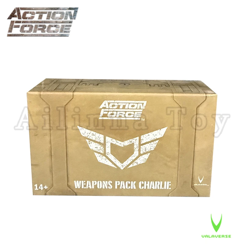 Valaverse Action Force 1/12 액션 피규어 (17PCS/SET) 웨이브 2 무기 팩 찰리 애니메이션 컬렉션 모델 선물용
