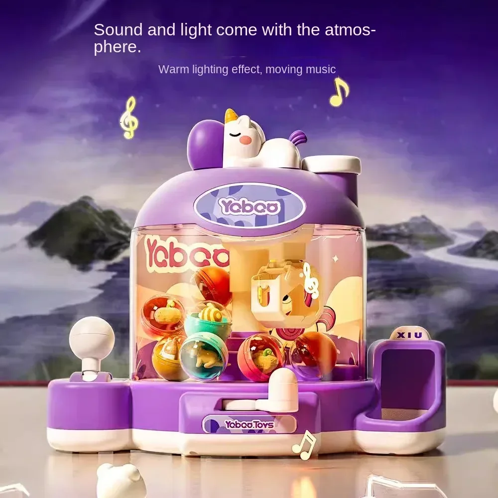 Kids Clip Doll Claw Machine Doll Grabber Arcade Crane Claw Machine with Music And Lighting Mini Doll Machine Toy 3
