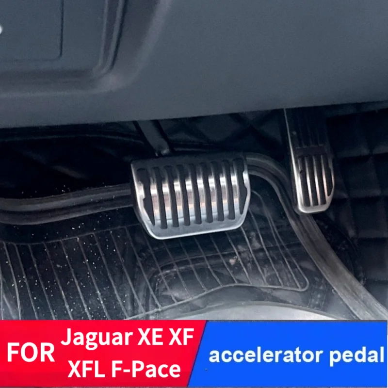 JESLEI Car Pedals For Jaguar F-Pace XE XF For Land Rover Discovery Sport For Range Rover Evoque Pedal, Mt With Rest - View #11