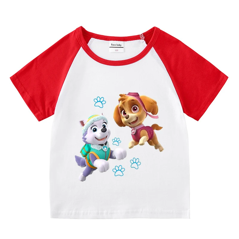 Boys Paw Patrol T shirts Cartoon 