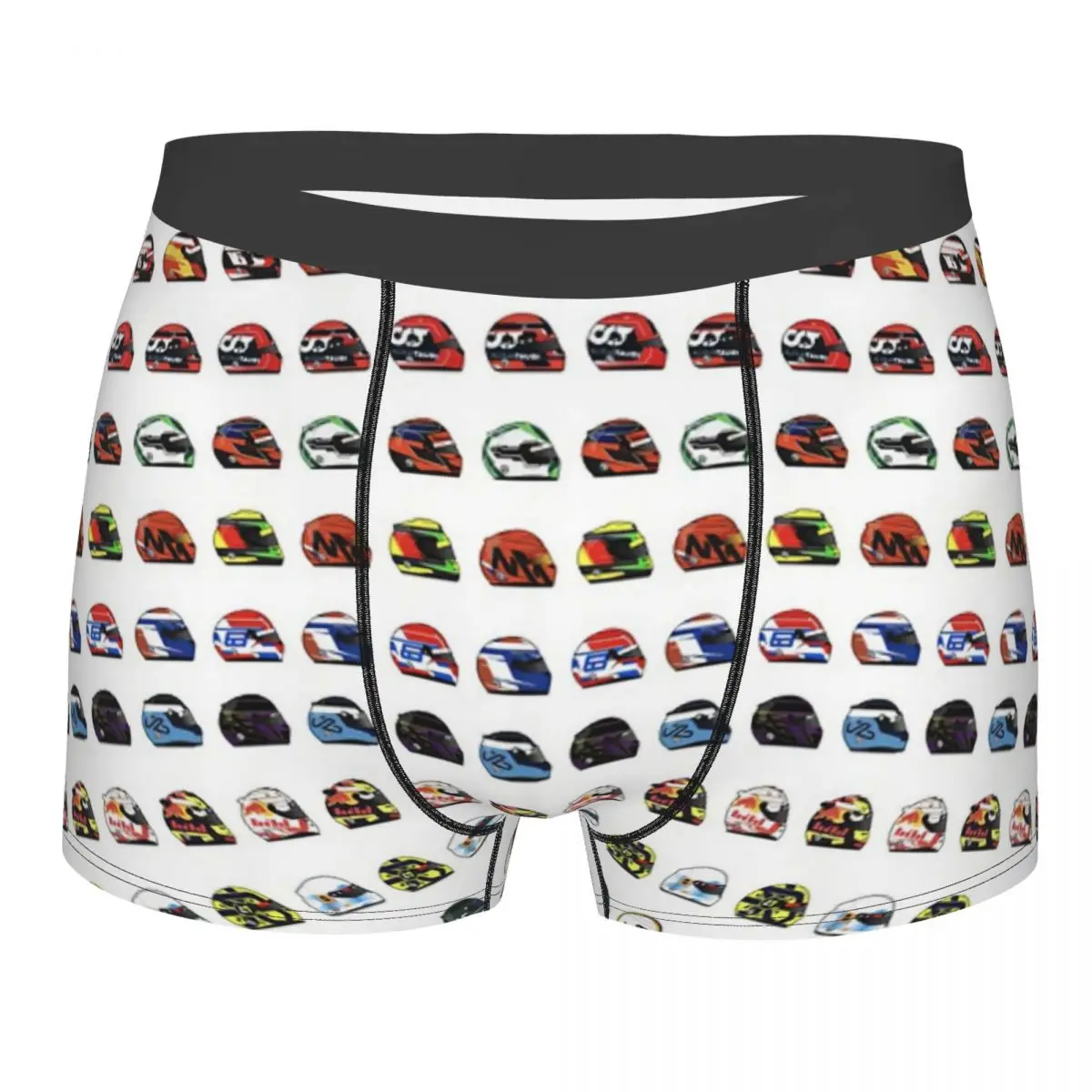 F1 Driver Helmets Men's Boxer Briefs Shorts Men Underpants Cartoon Anime Funny Men's Panties Soft Underwear For Men 250 helmets that made f1 history men s boxer briefs shorts men underpants cartoon funny men s panties soft underwear for men