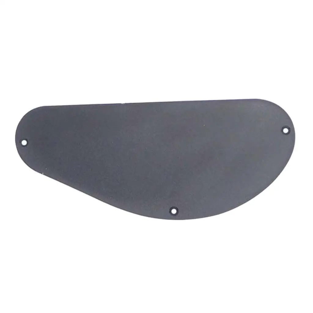 

Tooyful Sand Grinding Guitar Pickguard Cavity Cover Back Plate for Guitar Bass Accessory Black
