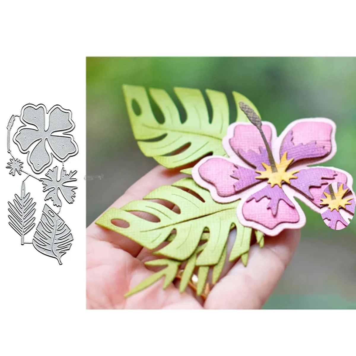 DIY NEW Design Craft Metal Stencil Mold Cutting Dies Flower Leaves Decoration Scrapbook Die Cut Album Paper Card Craft Embossing