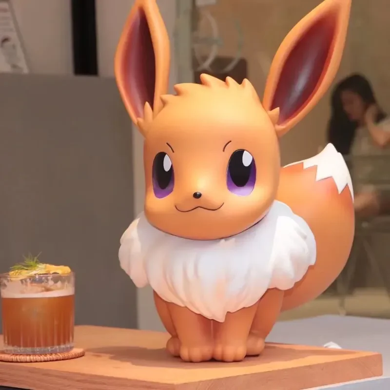 

40cm Pokemon Large Size 1:1 Eevee Action Anime Character Toy Kawaii Cartoon Doll Office/home Decor Desktop Toy Kids Teen Gift
