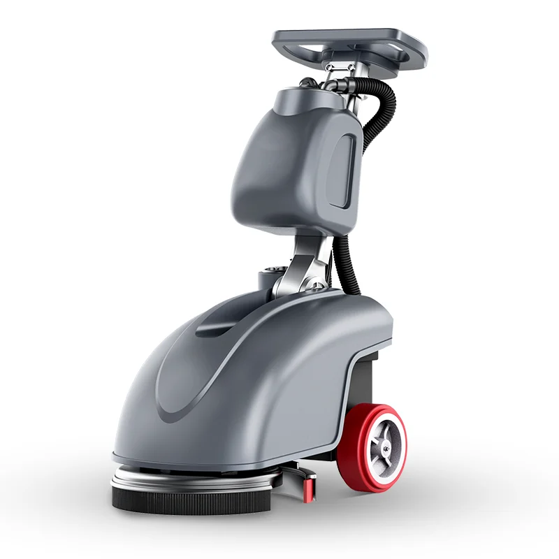 S1b2d1afda2594dfba107875bd0d8fe76q YZ-X1 Battery Powered Floor Scrubber Walk Behind Floor Washer Commercial Supermarket Mall Cleaning Scrubber