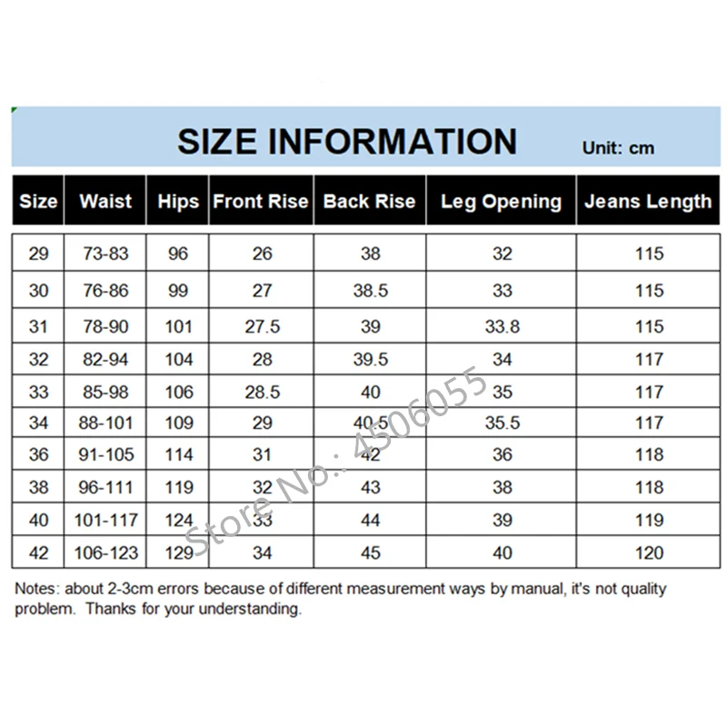 Tall Men Jeans Classic Blue Exra Long Pants 190CM 115CM Spring Autumn Plus Size 38 40 42 Slim Fit Large Boys Stretched Trousers