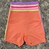 Solid Color High Waist Yoga Short Leg Women Fitness Sport Short  Bike Soft Squatting Proof Comprehensive Training Jog Athletic