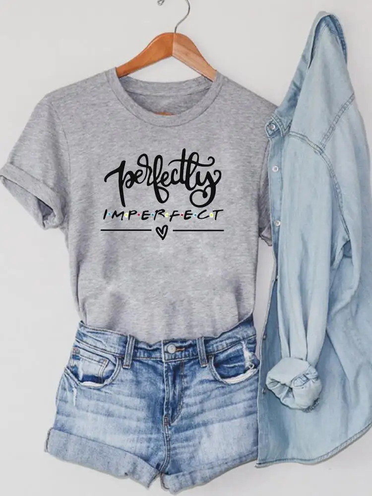 

Clothing Print Summer Fashion Women Tshirt Graphic T-shirts Letter Style Trend Lovely Cute Printing Short Sleeve Top Tee