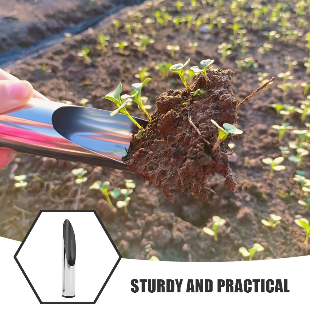 Stainless Steel Gardening Bucket Multi functional Digging Tool for Planting Fertilizing Weeding Soil Collection