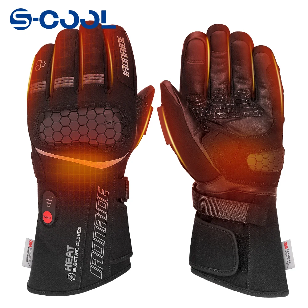 

Heated Gloves Winter Warm Touch Screen Heating Charging Gloves Waterproof Skiing Motorbike Riding Gloves Winter Thermal