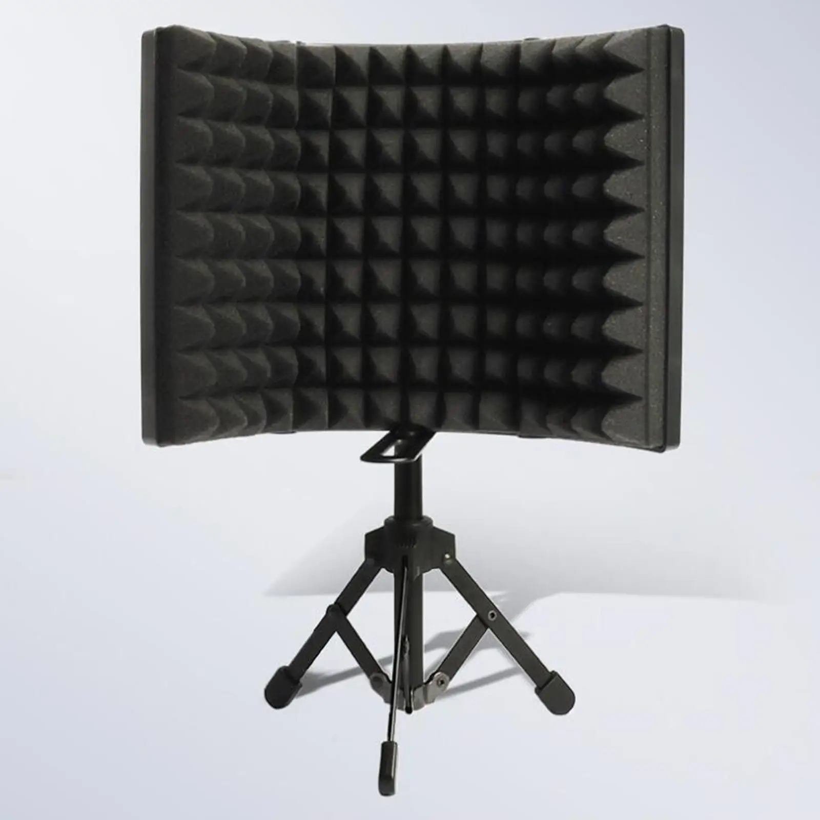 Bouclier d'isolation de microphone avec support, pare-brise sonore