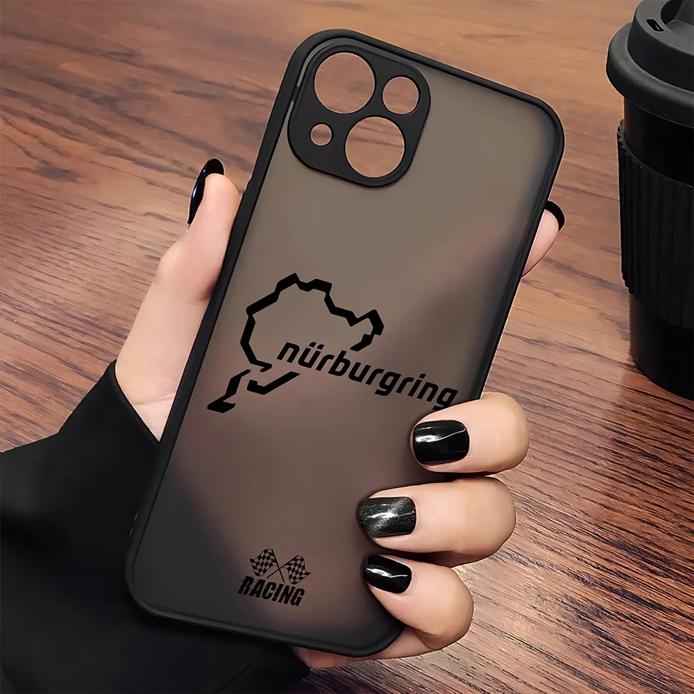 Nurburgring Sport Racing Track Matte Clear Phone Case