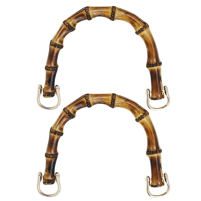 2Pcs/1pcs Hot Bestselling Plastic Bag Handle For Handbag Handcrafted DIY Bags Accessories With Link Buckle Handle for Lady Purse 2pcs Gold