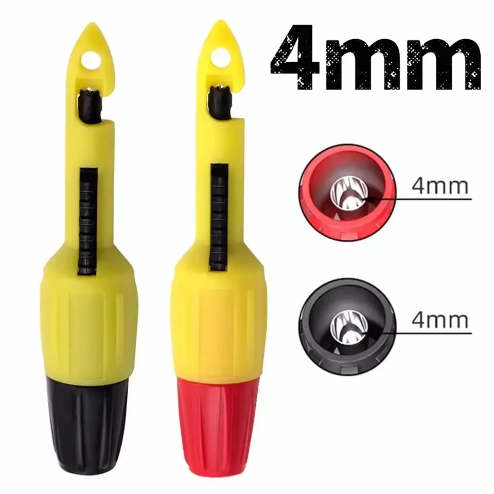 2PCS Insulation Wire Piercing Puncture Probe Test Hook Clip with 2mm/4mm Socket Automotive Car Repair image 7
