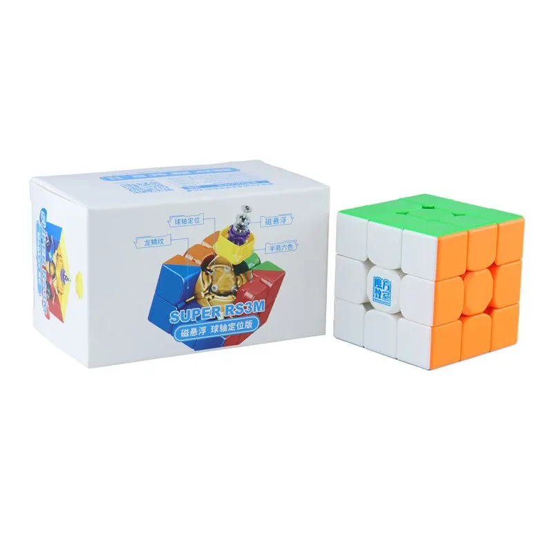 MOYU Super RS3M 2022 Maglev 3x3 Magnetic Magic Speed Cube Stickerless Professional RS3 M 2022 3X3 Children's Gifts