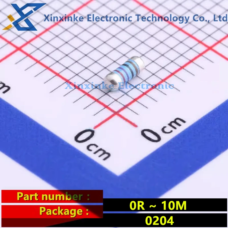 50PCS 0204 0R ~ 10M 1% Metal Film Cylindrical High Precision Resistor 0R 1 10R 20 47 100R 200 470 1K 2K 10K 20K 100K 200K 1M Ohm 50pcs 1 2w metal film resistor 1% 1r 1m 1 2 10 22 47 100 330 ohm 1k 4 7k 10k 22k 47k 100k 330k 470k 2r 10r 22r 47r 100r 330r