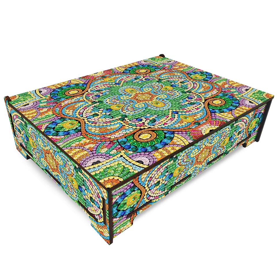 Mandala Diamond Painting Storage Organizer Box