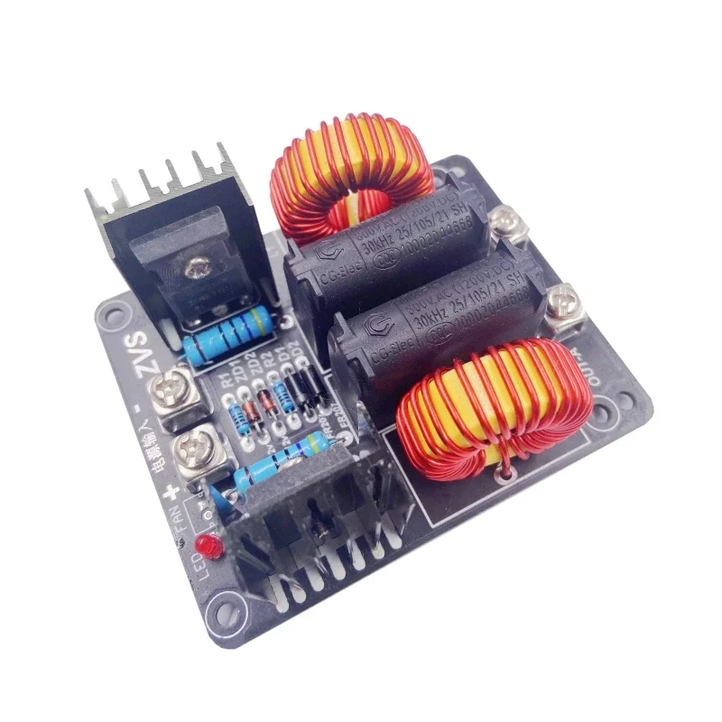 Induction Heater 800W ZVS Low voltage induction heating board Power supply module Flyback Driver Heater Tesla coil Heaters