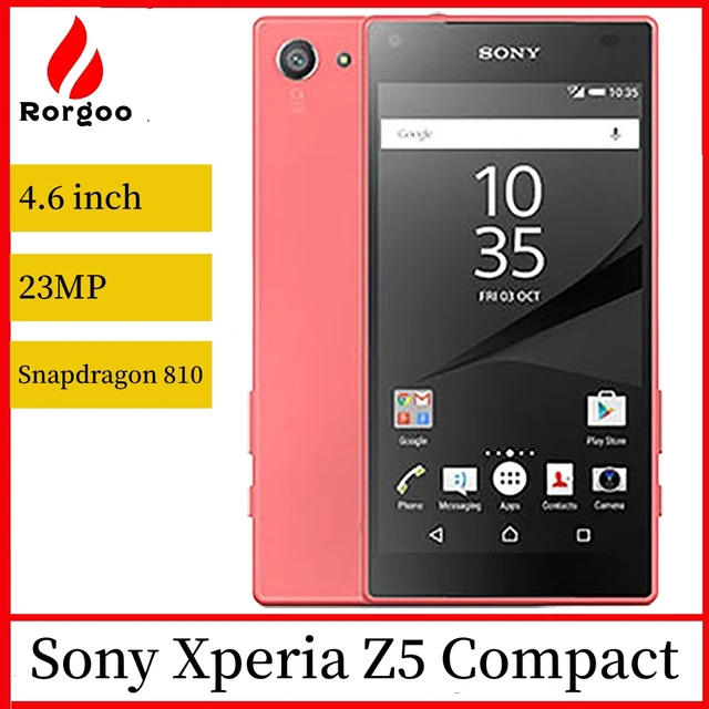 Sony Xperia Z5 Compact E5823 SO-02H Original Unlocked Smartphone RAM 2GB ROM 32GB Android 4.6" 23MP 1080P Z5 MINI Mobile Phone