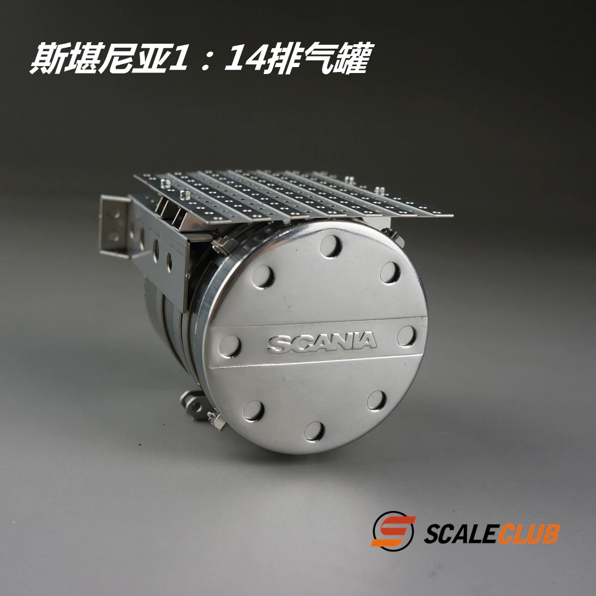 

Scaleclub Model 1/14 For Scania R620 R470 Metal Exhaust Tank For Tamiya Lesu Rc Truck Trailer Tipper