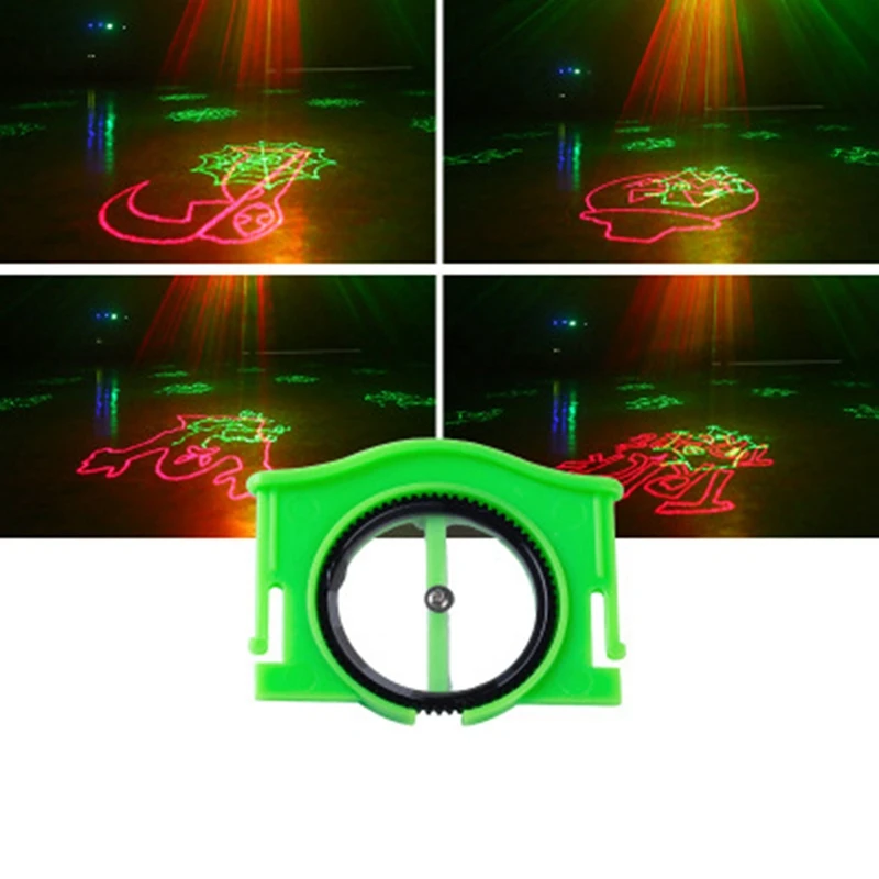 핫 DJ 파티 조명 디스코 프로젝터, 교체 가능한 패턴 카드, 음성 제어 LED 스트로브 라이트, 리모컨 파티 Ktv 포함