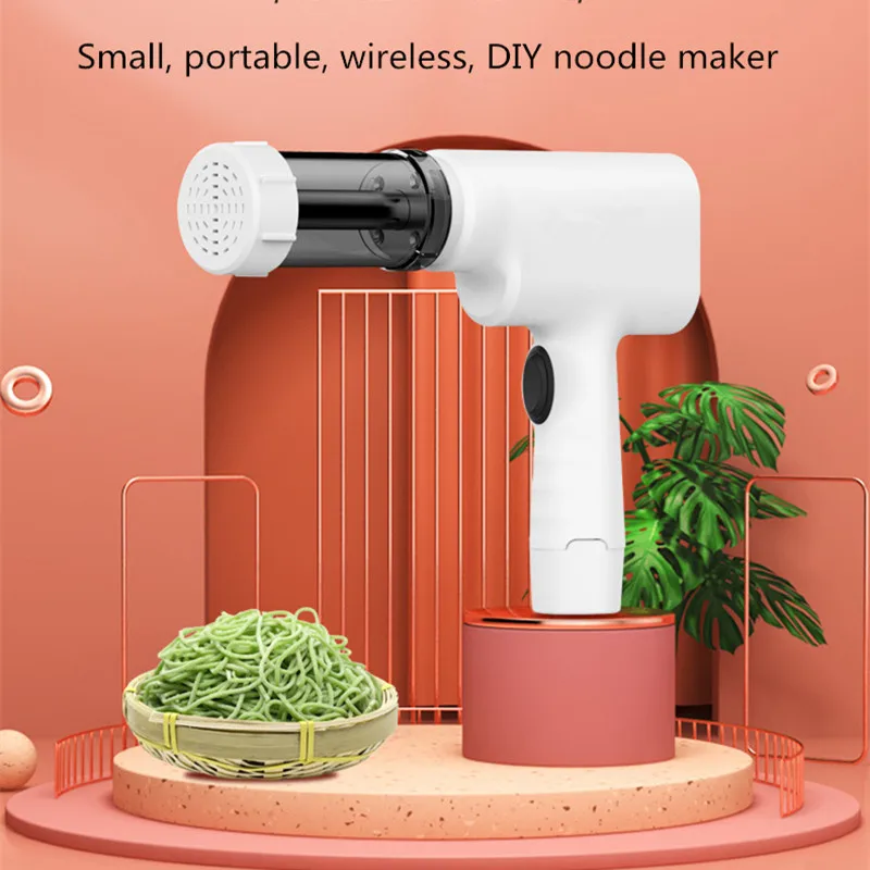 Handheld Household Electric Pasta Handheld Wireless Charging Pressure Noodle Gun With Sausage Filling Function hydraulic accumulator nitrogen charging filling gas valve multi pressure test kit fpu 1 25 40mpa