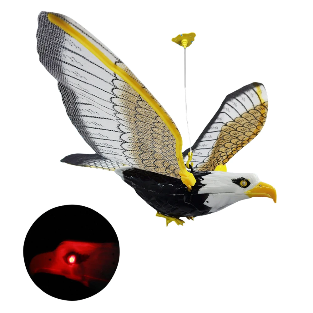 Bird Scarer Hanging Eagle Bird Repellent Fake Eagle To Scare Birds Away Natural Enemy Pest Deterrent Scarecrow