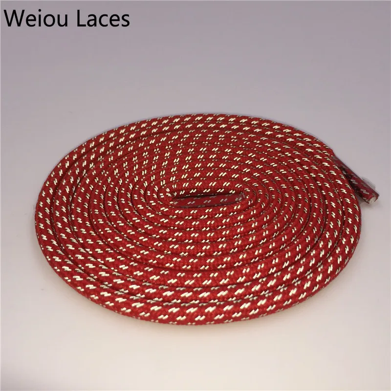 Weiou Creative New Lace Designs Reflective Shoelaces Magic White 3M Rope Laces Sports Pretty Shoestring For Shoes boots Sneakers