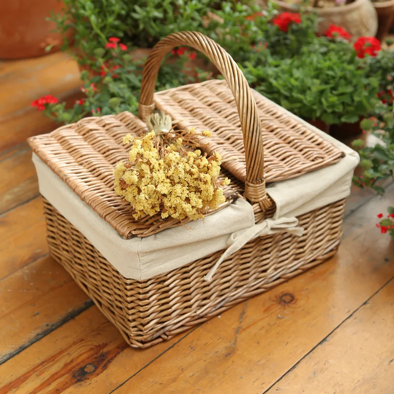 イギリス 英国 ビンテージ ピクニックハンパー ピクニックセット