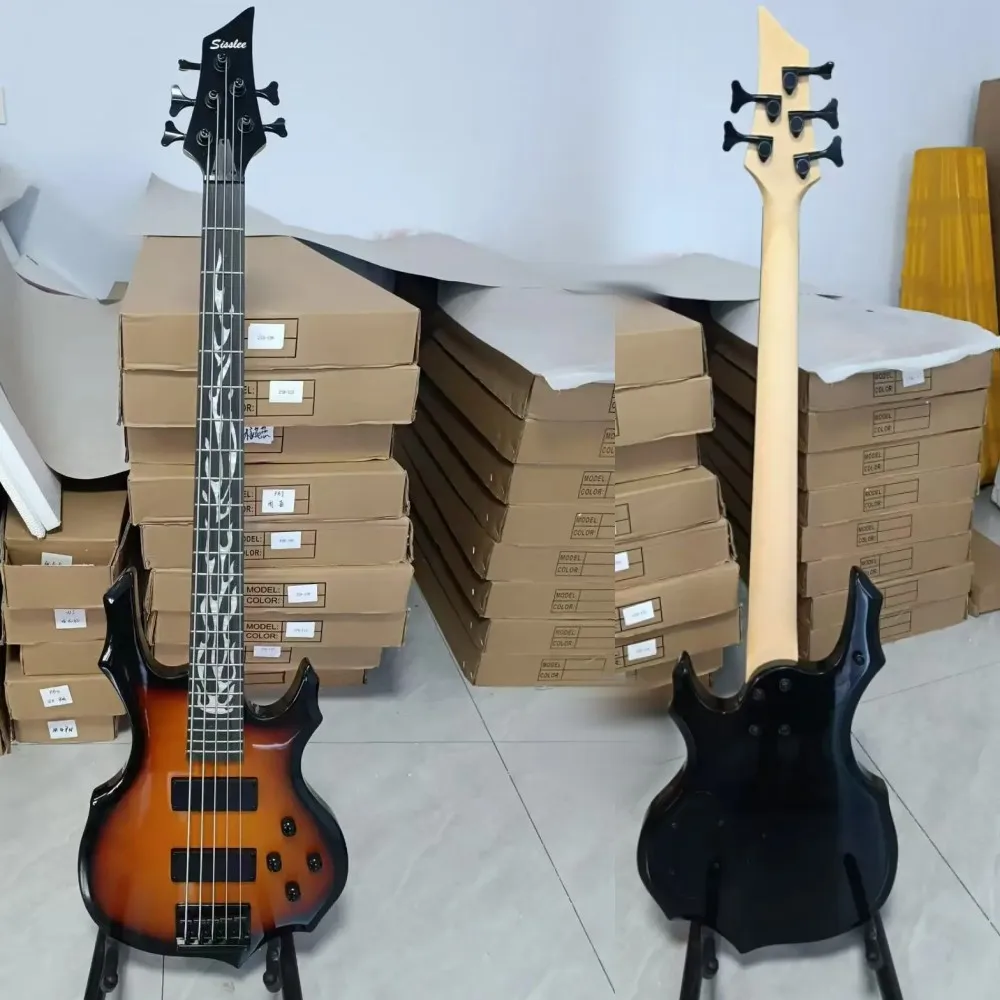 アクティブなエレクトリックベースギター,ハムバッカーhhピックアップ