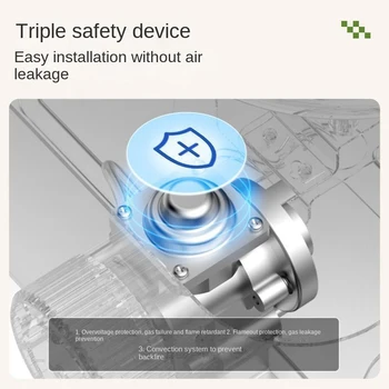 Outdoor Mini Square Stove Portable Folding Gas Stove Card Camping Cookware Ultra Light Travel Cookware Hiking Equipment 6