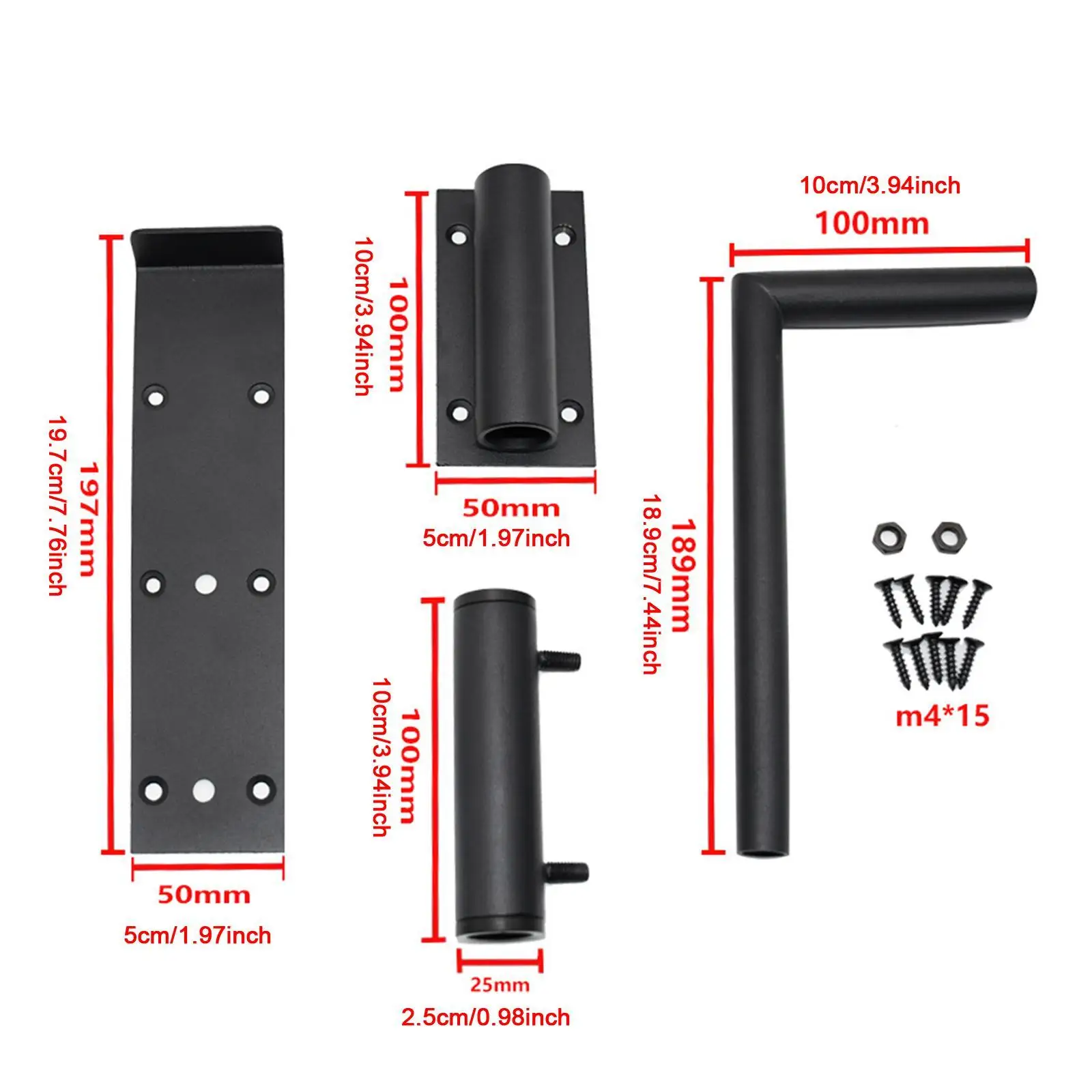 Barn Door Latch Lock Multipurpose Yard Simple Assembly Slide Latch Lock Bolt