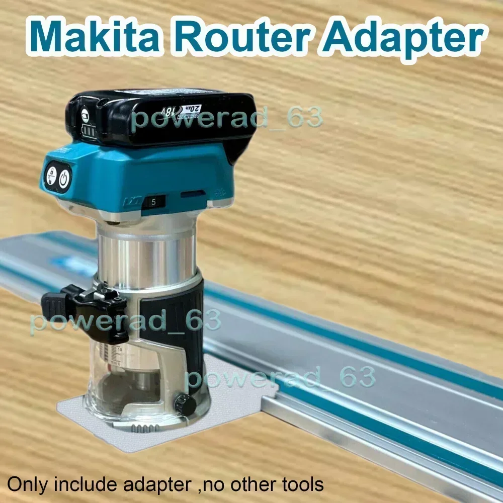 For Makita Guide Rails & Festool Guide Rails Router Adapter -XTR01Z & RT0700C-3D Print woodworking track saw guide rail adapter for makita 18v rt0700c xtr01z for festool makita router router adapter only