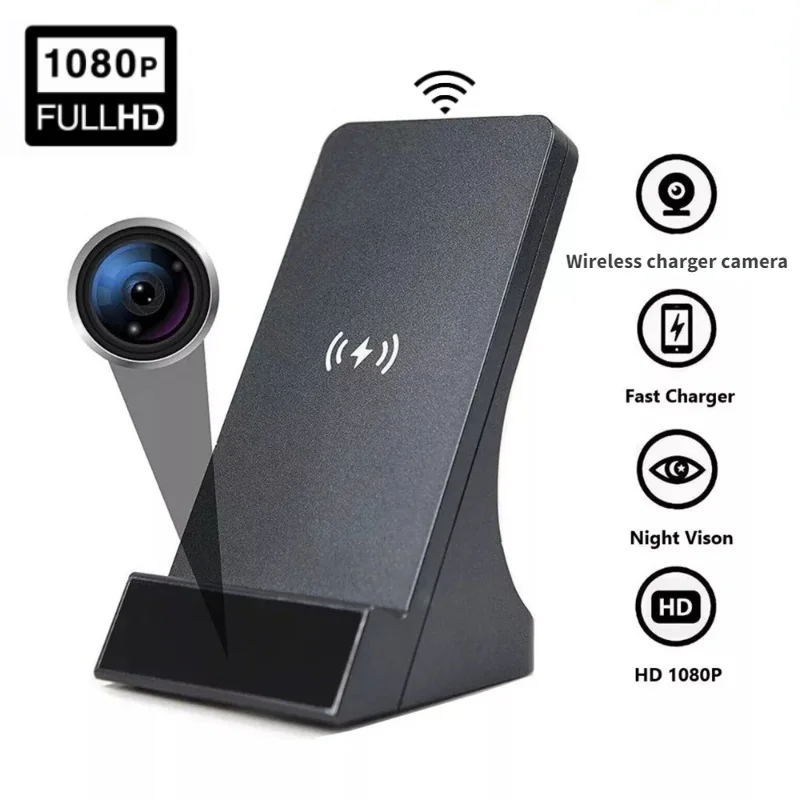1080P Full HD мини-камера IP Wi-Fi Беспроводное зарядное устройство камера инфракрасное