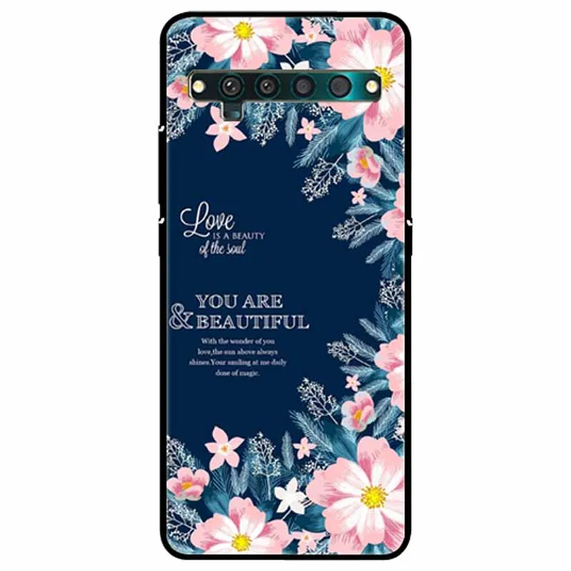 Shockproof Silicone Cat Lion TPU Back Case - Soft Protective Cover
