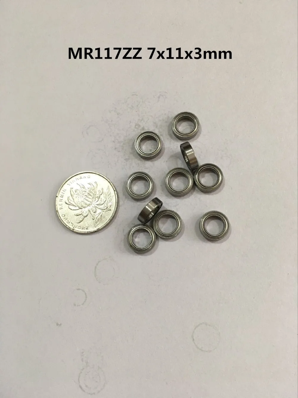 10 stücke Mini Lager MR115ZZ L-1150 MR115-2RS MF115ZZ 5x11x4mm MR115 685K Offene Lager Modell lager Kugellager Flansch Lager