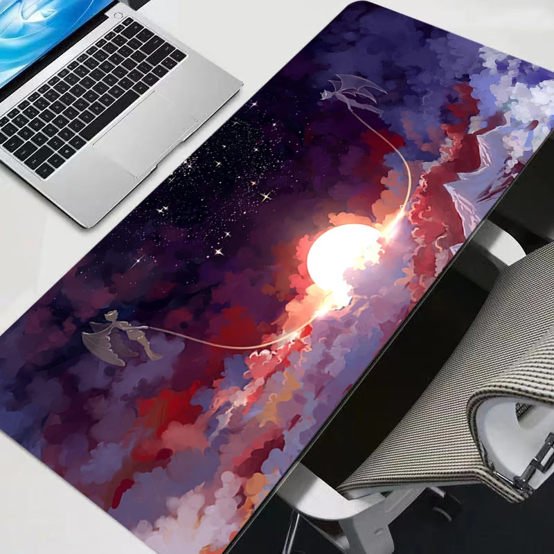 Mouse Pad Gamer Mousepads Big Gaming Devil Demon Mousepad Mouse Mat Large Keyboard Mat Desk Pad For Computer Laptop Mouse Pads 3