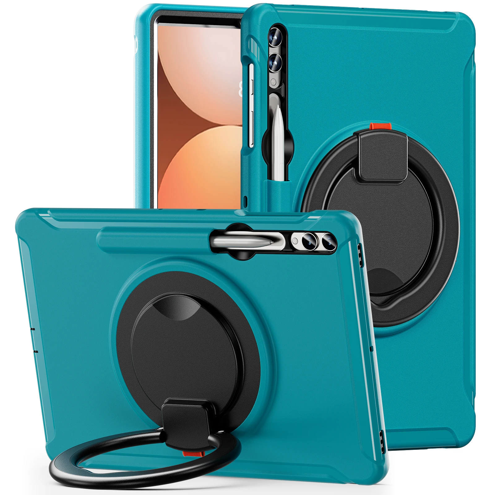 Durable Handle Kickstand Shockproof Tablet Case Cover with Stand
