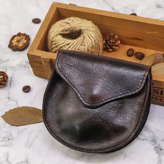 Female Brown Leather Coin Pouch at Rs 100 in Kolkata | ID: 22113536333