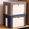 Foldable Storage Bag Large Quilt Storage Organizers Clothes Blanket Organizer Box Dust-proof Wardrobe Clothes Cabinet Organizer 3