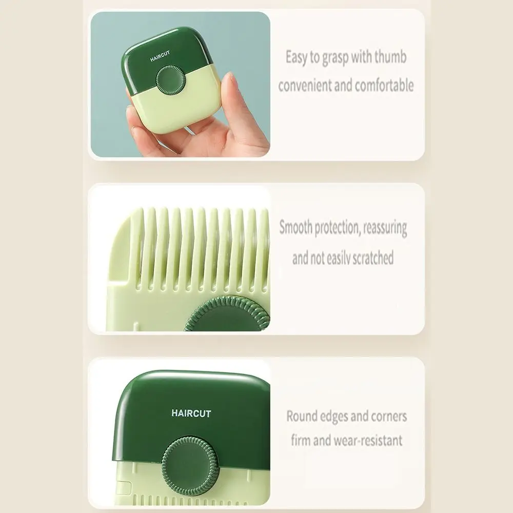 Description Picture 6 of item1pc 2 in 1 Bangs Trimmer Adjustable Blades Blades Replaceable Hair Cutter Styling Tool Hair Trimmer Women Beauty