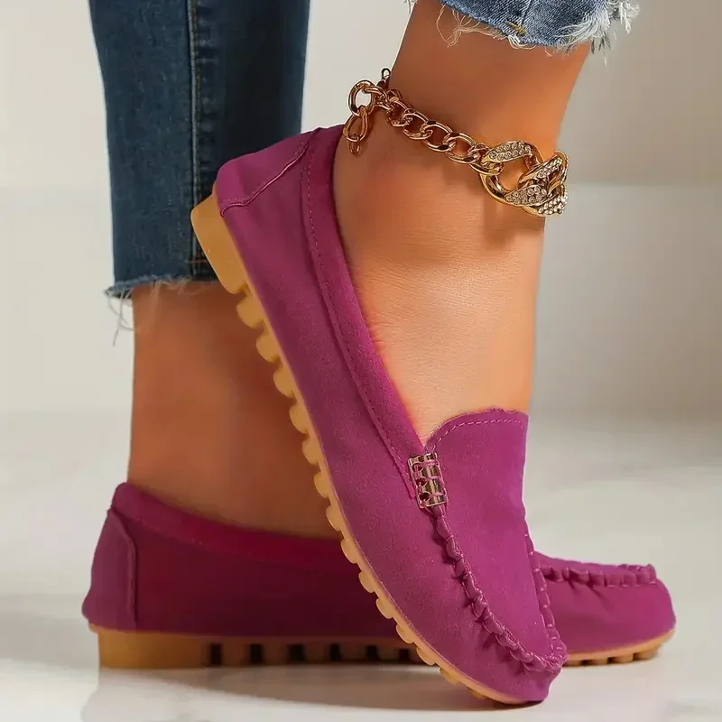 Women Flats New Casual Lightweight Flat Loafers Shoes Trendy Versatile Comfortable Mary Jane Shoes for Women Zapatos De Mujer