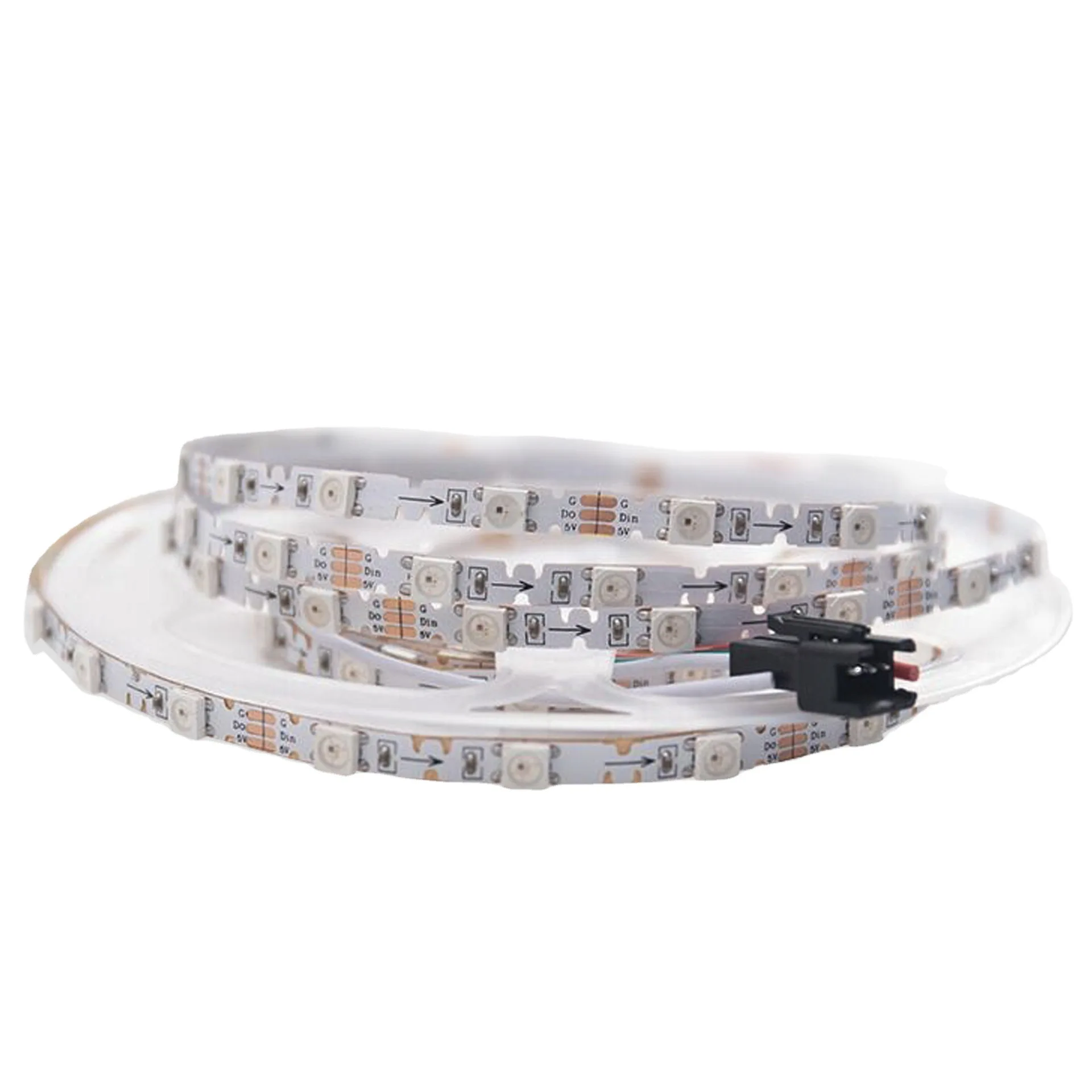 

5V 2812 2812B S Shape 5050 LED strip 60Led/m Free Bending LED tape RGB Non-waterproof for Channel Letter 5m -50m