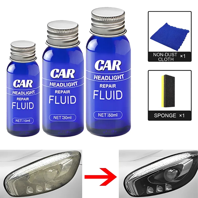 Car Headlight Repair Liquid Lens Cleaner Polishing Antiscratch