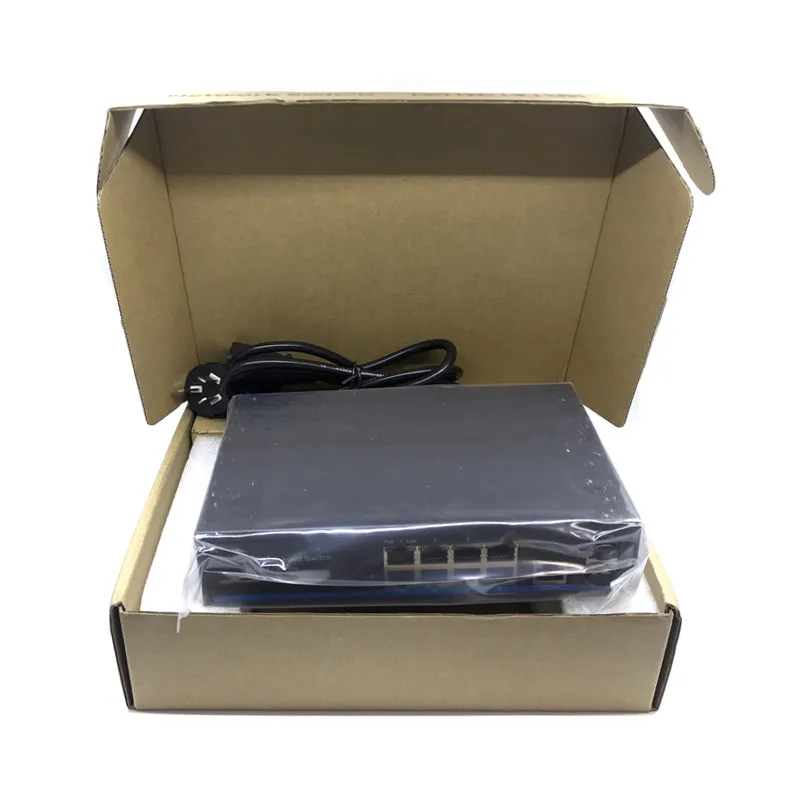 관리형 8포트 10/100/1000Mbps PoE 이더넷 스위치, 2개의 기가비트 SFP 슬롯이 있는 관리형 스위치, IGMP VLAN 관리 PoE 스위치
