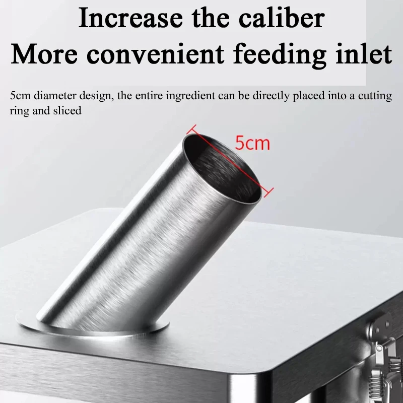 PBOBP Automatic Electric Sausage Slicer Small Machine Commercial Vegetable Cutter Cucumber Ham Sausage Slicer Slicing Machine 3