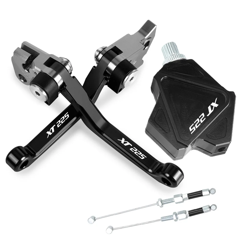 

Motorcycle CNC aluminum Dirt Bike Easy Pull Clutch Lever Brake Lever System Set for YAMAHA XT225 XT 225 1987-2010 2009 2008 2007