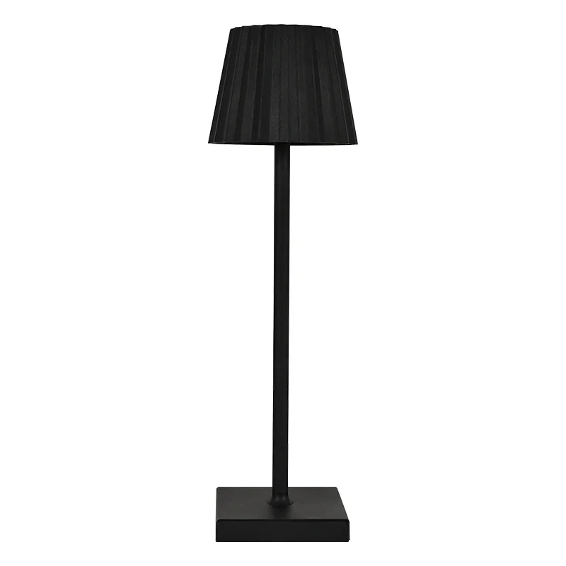 

Rechargeable Metal Table Light Cordless LED Desk Lamp Touch Control Dimmable Reading Lamp Waterproof Restaurant Decor Lamp