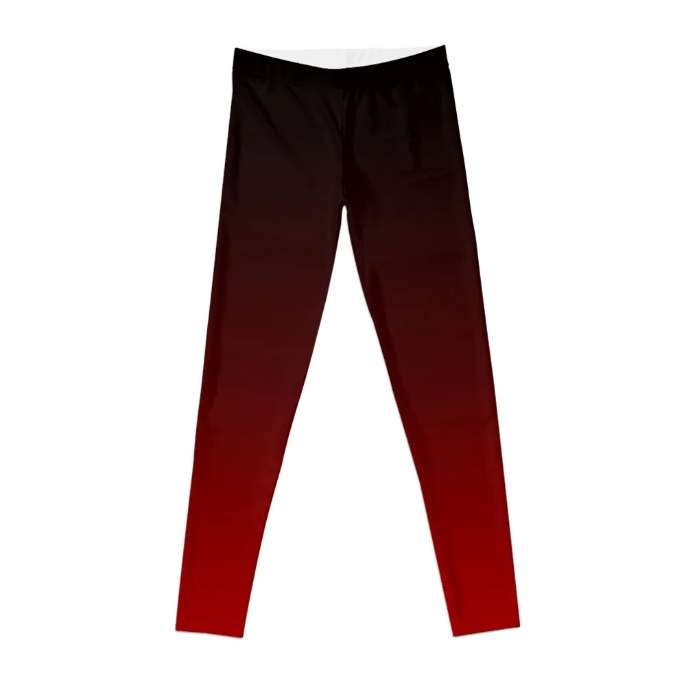 

Black and Red Ombre Background Leggings gym womans for fitness Clothing fitness Womens Leggings