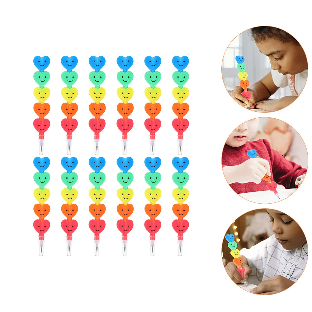 

Adorable School Supplies Pencils Office Supplies Kids Pencils Creative Pencils Stackable Pencils for Home Children Student